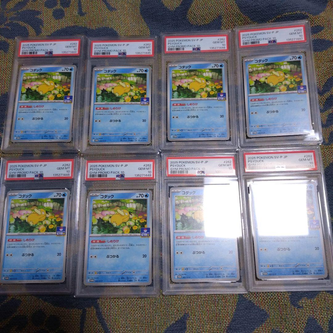 【PSA10】コダック しめりけ 262/SV-P ジムプロモ 8枚 連番