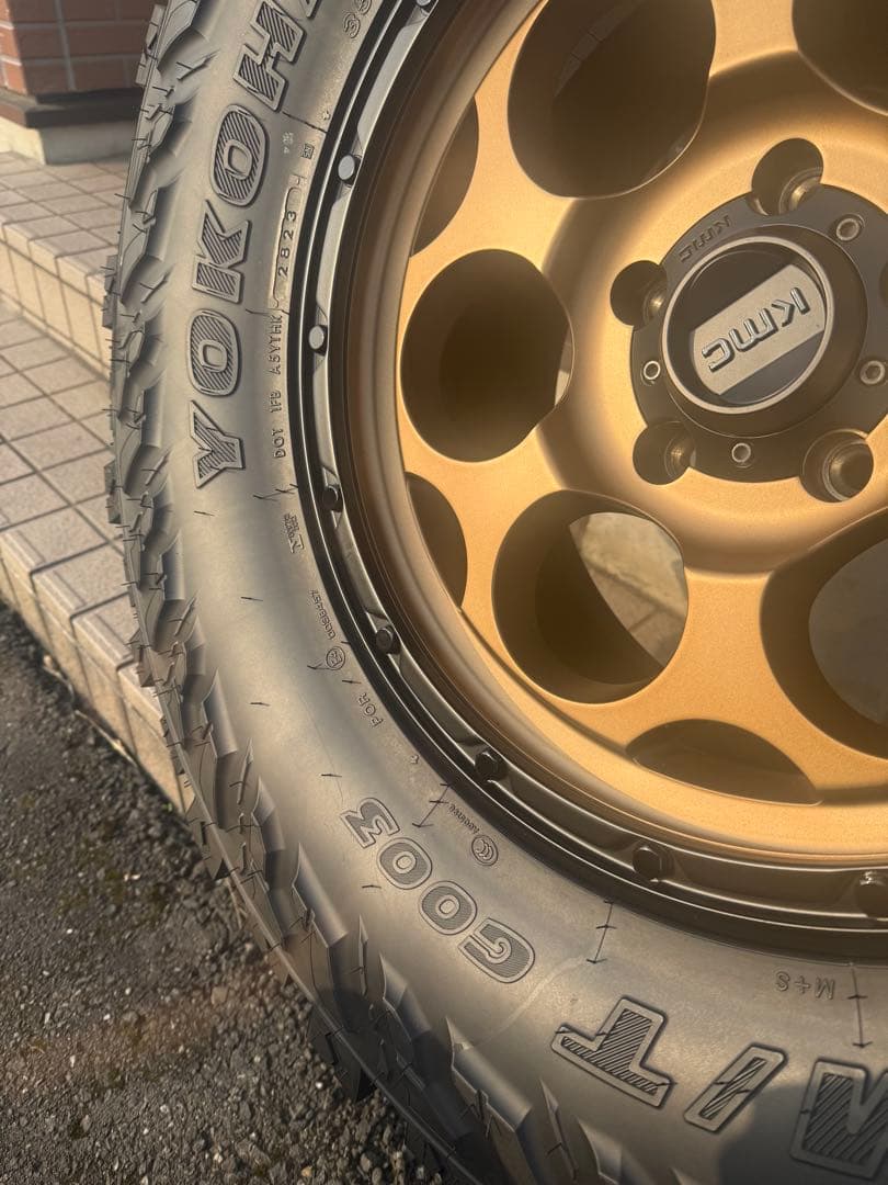 ヨコハマ 35×12.50R17 LT タイヤ KMCホイール