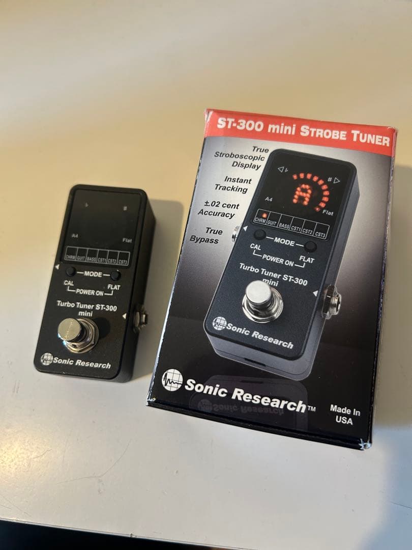 ギター Sonic Research Turbo Tuner ST-300 mini