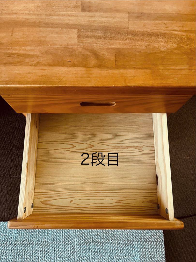 木製デスク① 引き出し付き DIY