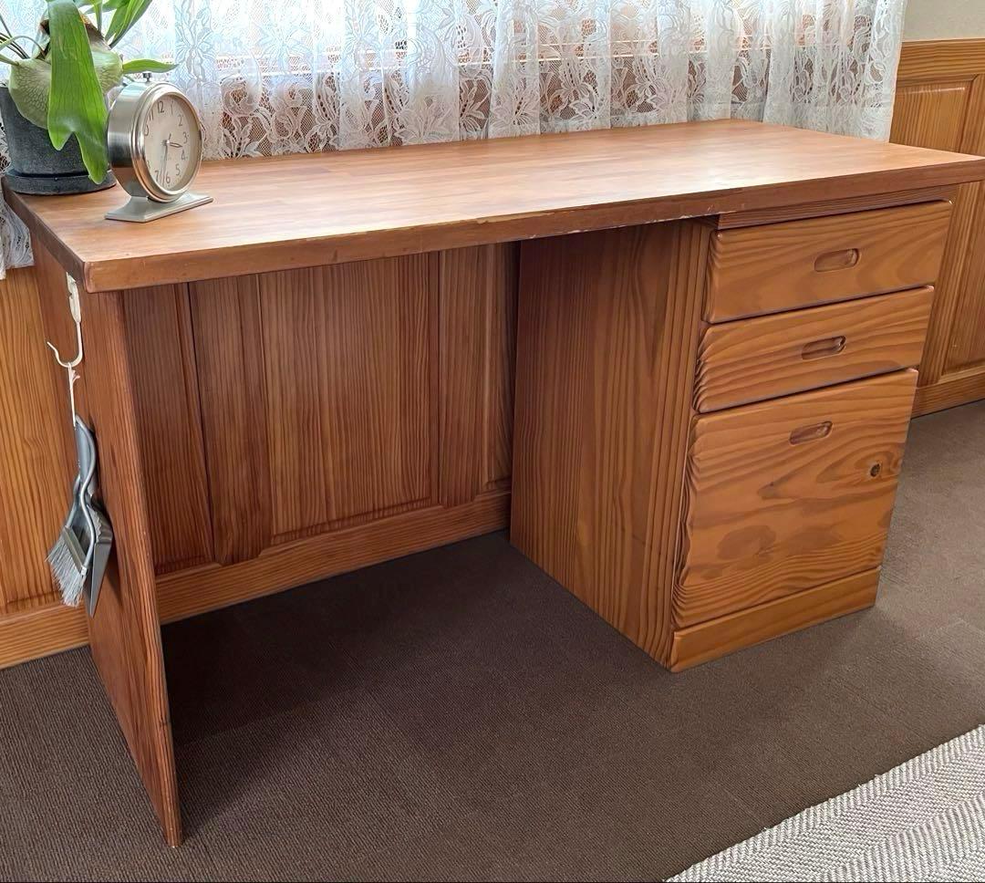 木製デスク① 引き出し付き DIY