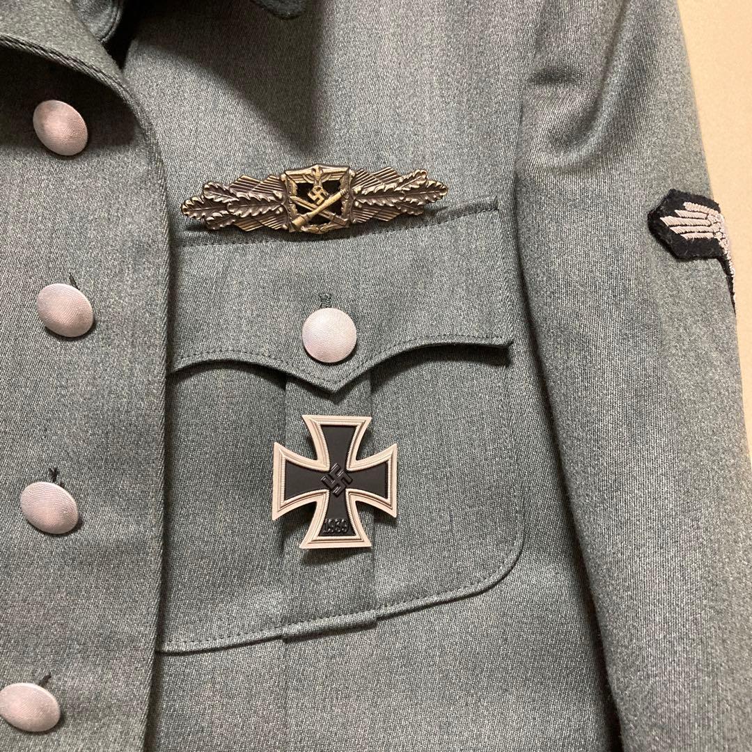 高級レプリカ親衛隊少佐　ズボンはカンプバタリオン製　帽子内側の汗よけビニール欠損