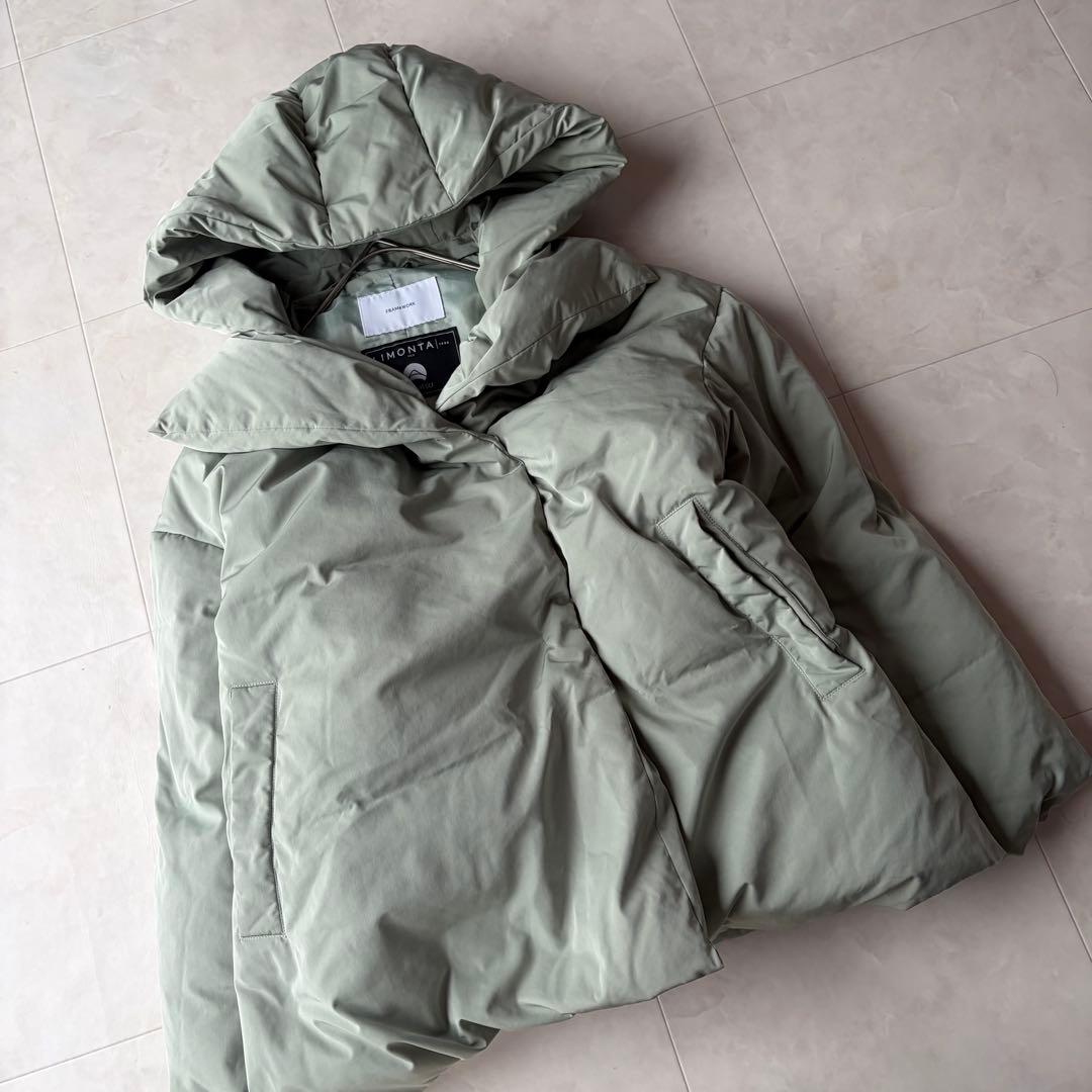 フレームワーク リモンタショートダウン セージグリーン 36 2WAY