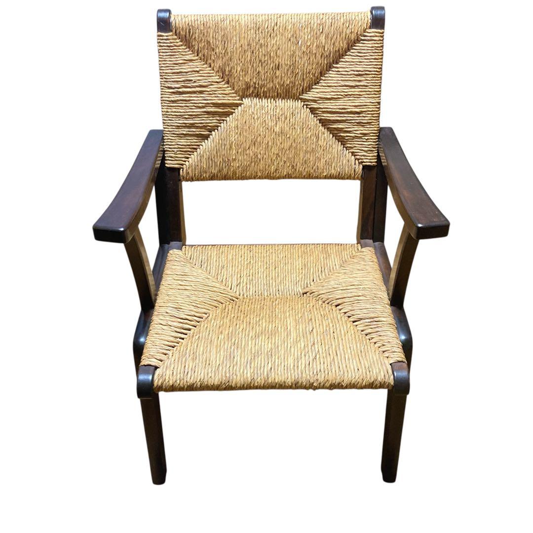 松本民芸家具 520L型 ミズメザクラ ラッシチェア①