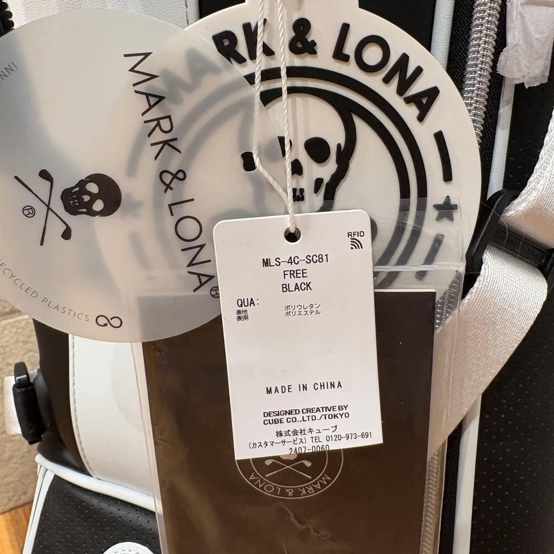 【新品】MARK & LONA GOLF キャディバッグ　ブラック　9型