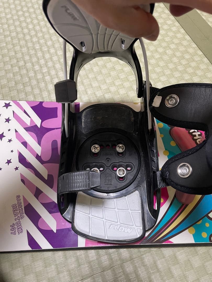 スノーボード2点セット板　サブリナ sabrina FLOW フロー　レディース