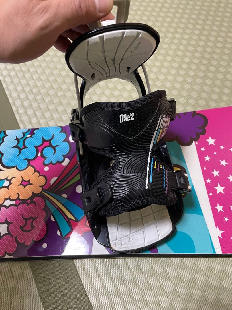 スノーボード2点セット板　サブリナ sabrina FLOW フロー　レディース