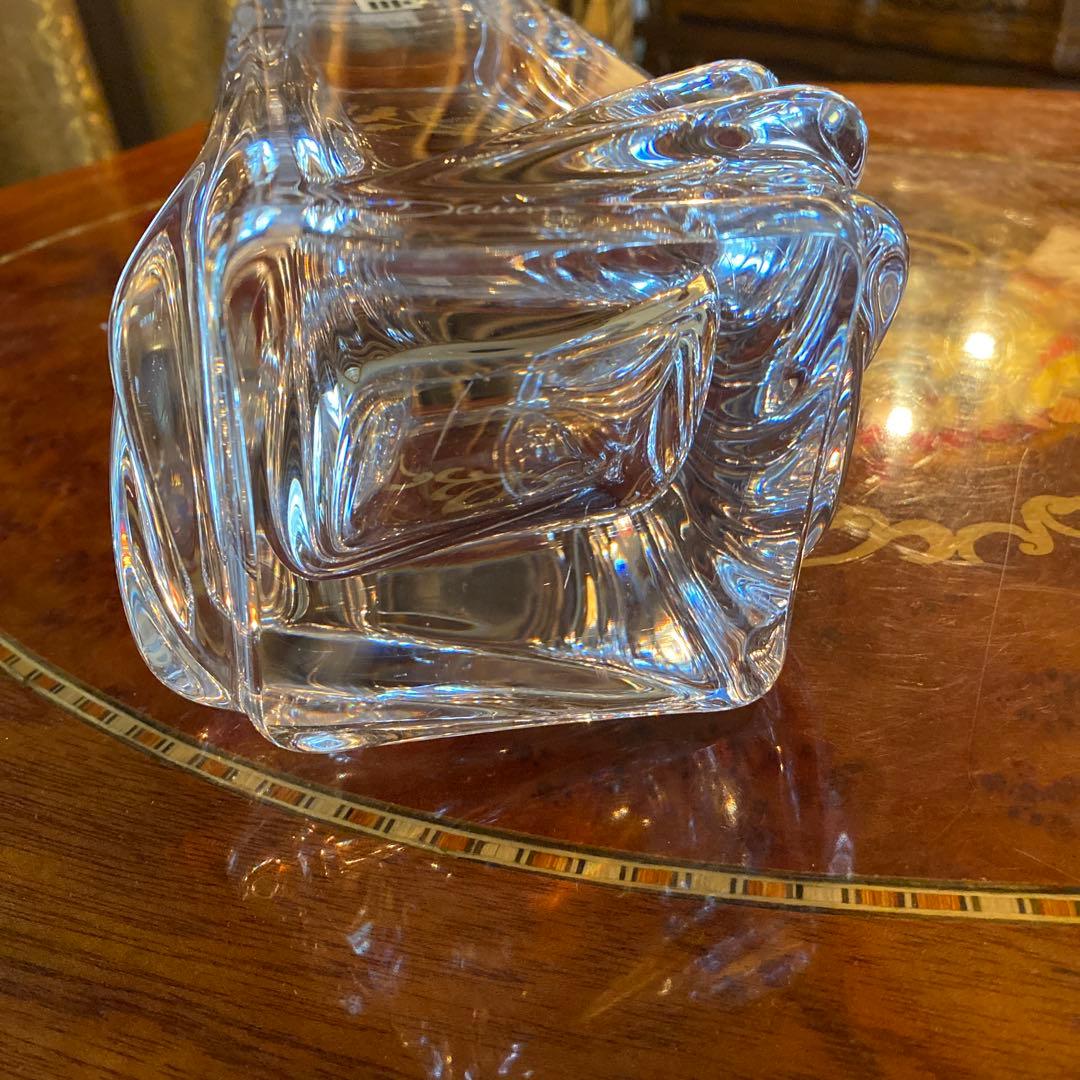 ドームフランス　Daum France クリスタル　花瓶　フラワー　ベース　レア