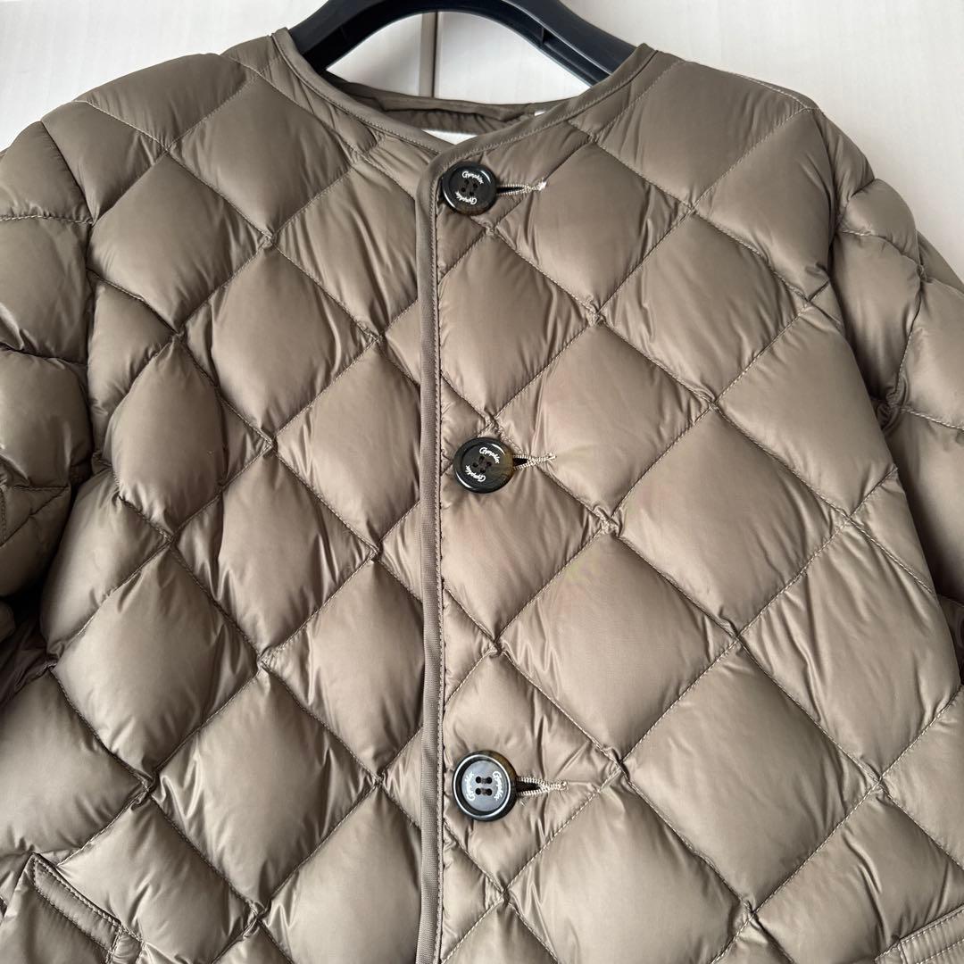 【最終】Gymphlex　ジムフレックス　ハンドキルトダウンノーカラーコート