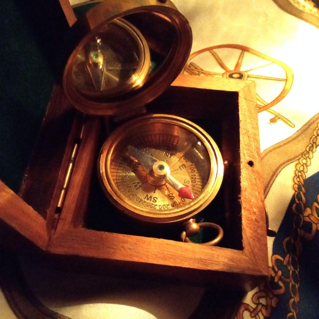 ROSS LONDON　コンパス　方位磁針　アンティーク　ケース付
