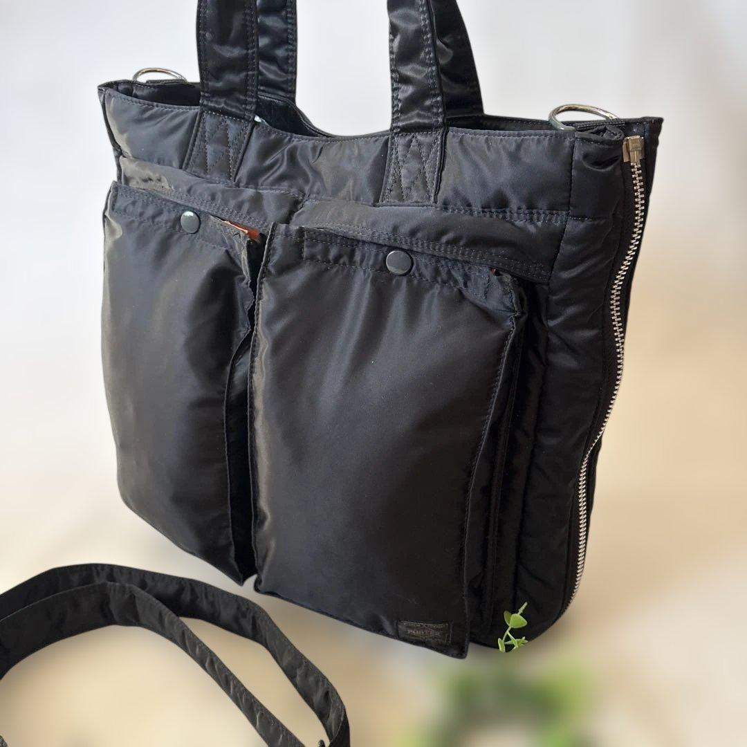 PORTER ポーター タンカー トートバッグ ブラック 2way ショルダー