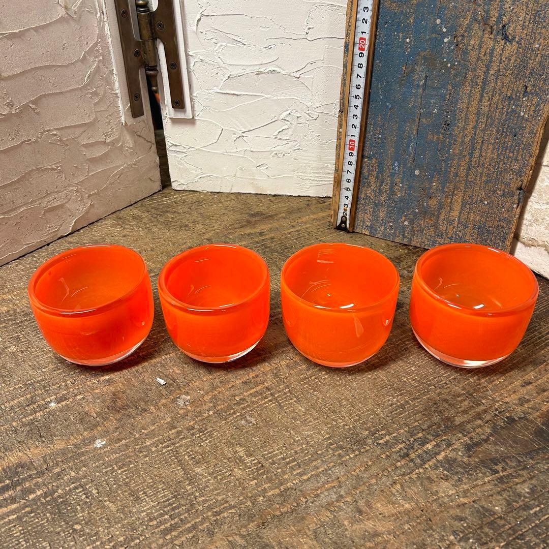 花器　花瓶　ガラス器　4つセット