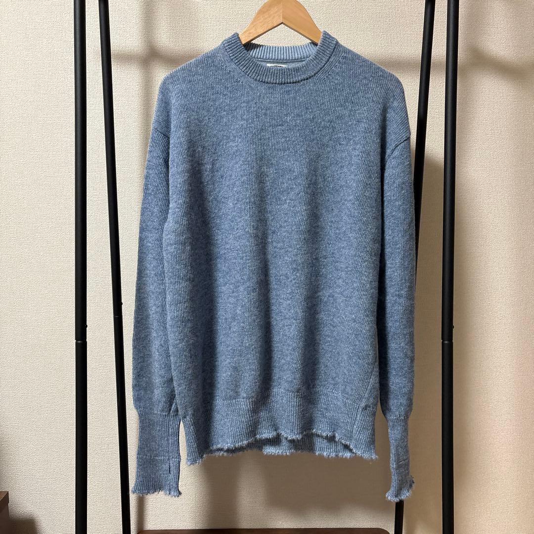 【値下げ中】 MAATEE&SONSマーティアンドサンズ　ニット　ブルー　美品
