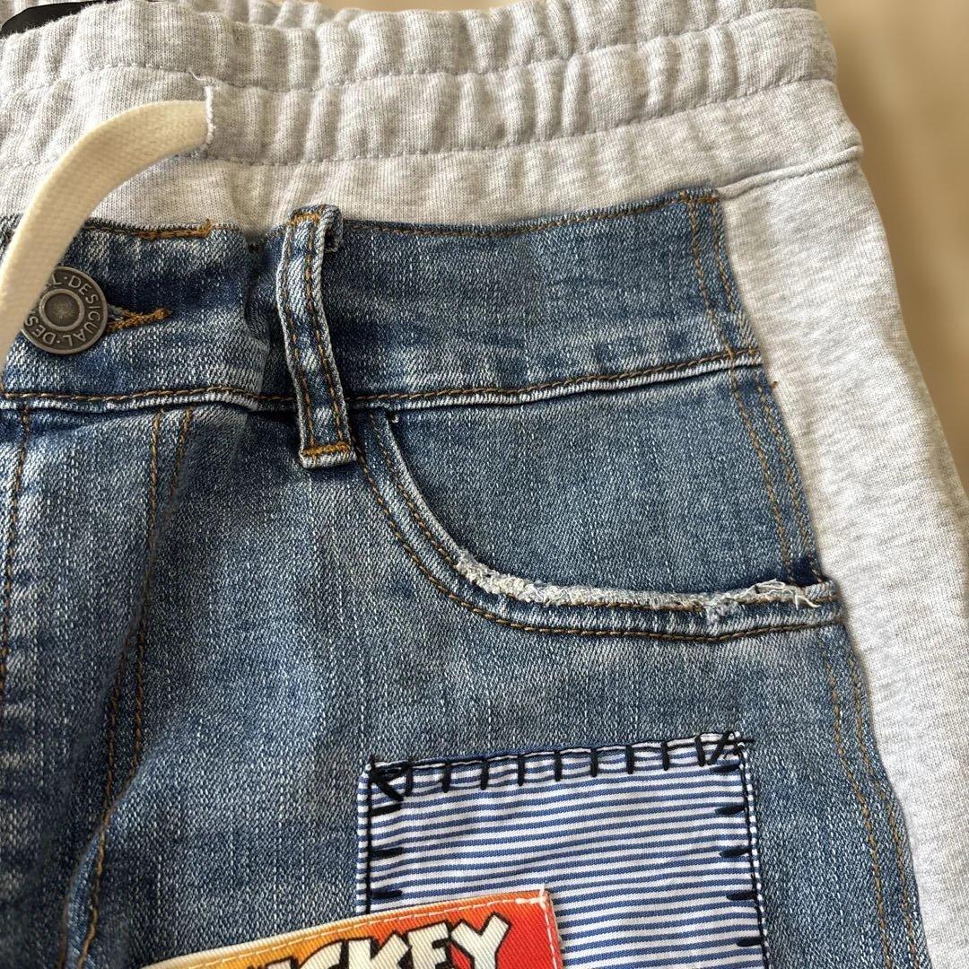 Desigual ミッキーマウス デニムスウェットパンツ　値下げしました