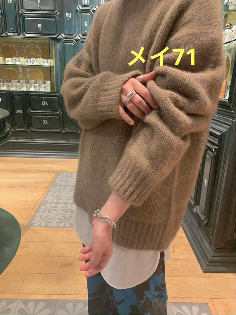 GALERIE VIE ポッサムウール クルーネックプルオーバー