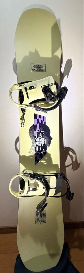 SALOMON スノーボード板 153cm ビンディング付