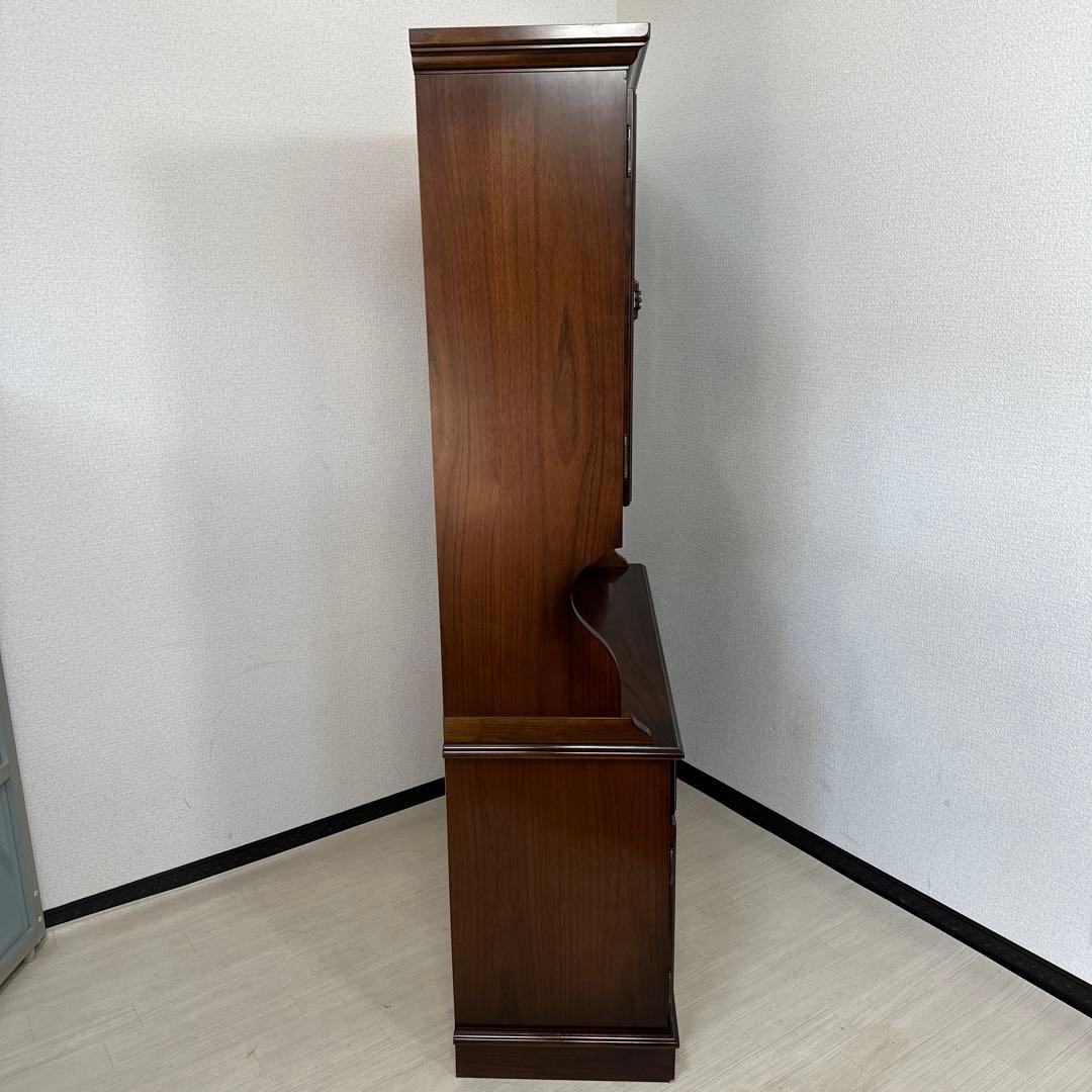 カリモク コロニアル カップボード 食器棚 ガラスキャビネット i1※