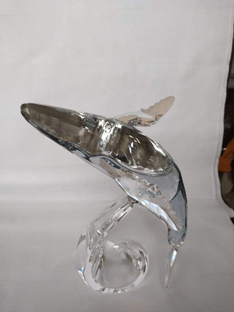 スワロフスキー置物レアー、限定品、【SCS会員限定ザトウクジラ】