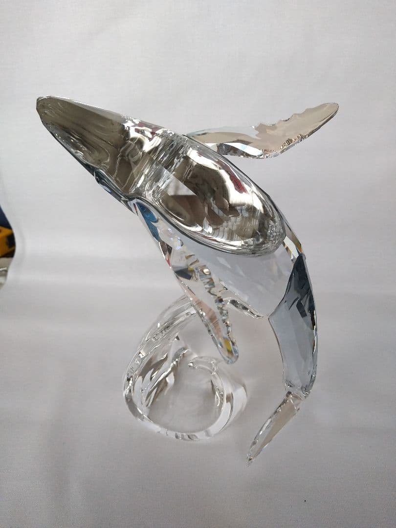 スワロフスキー置物レアー、限定品、【SCS会員限定ザトウクジラ】