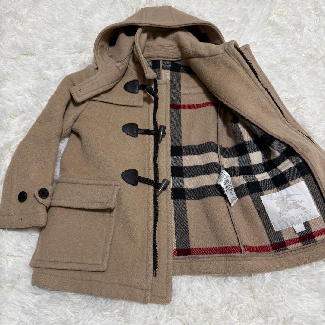 Burberry ベージュ ノバチェック ダッフルコート 104cm