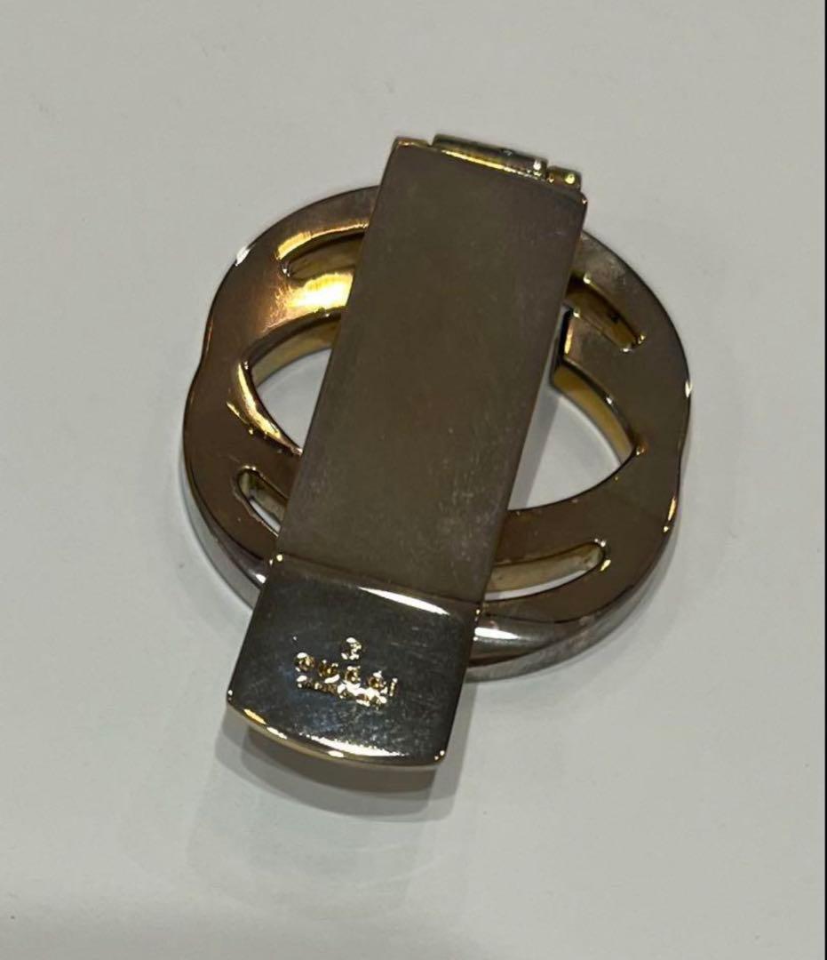 グッチ☆マネークリップ　GG ロゴ　インターロッキング　GUCCI