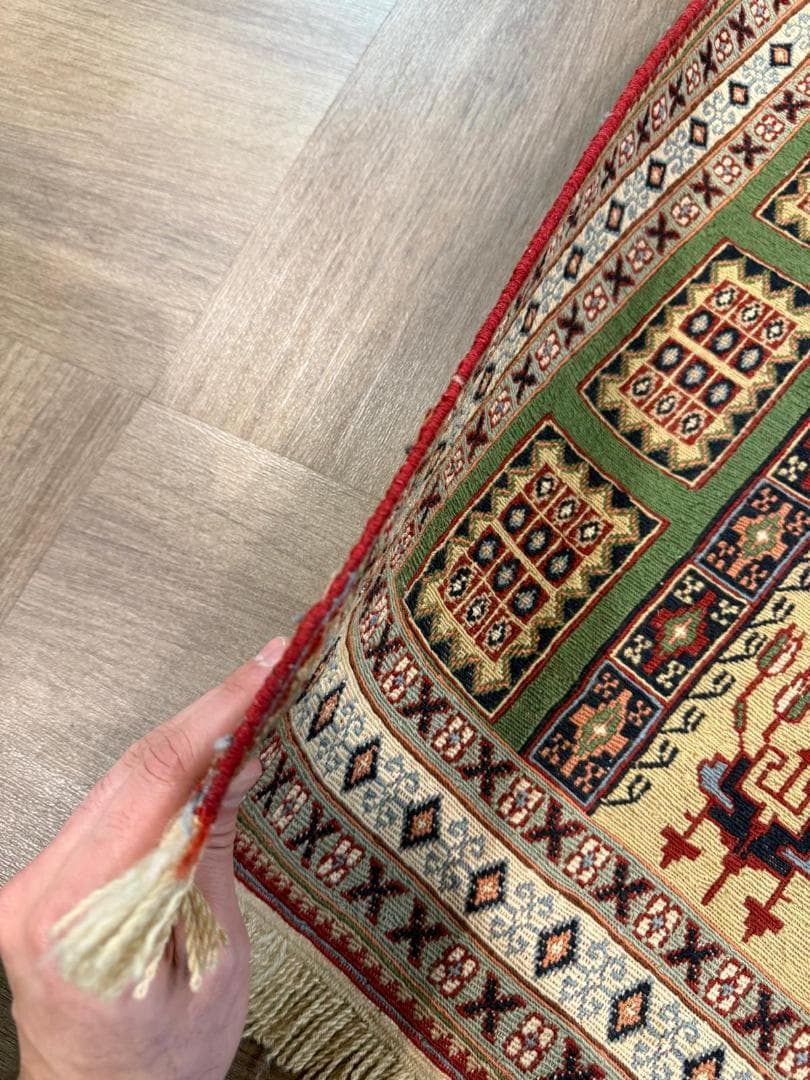 手織りペルシャ絨毯 シルジャン スマックキリム 106x64cm イラン産 玄関