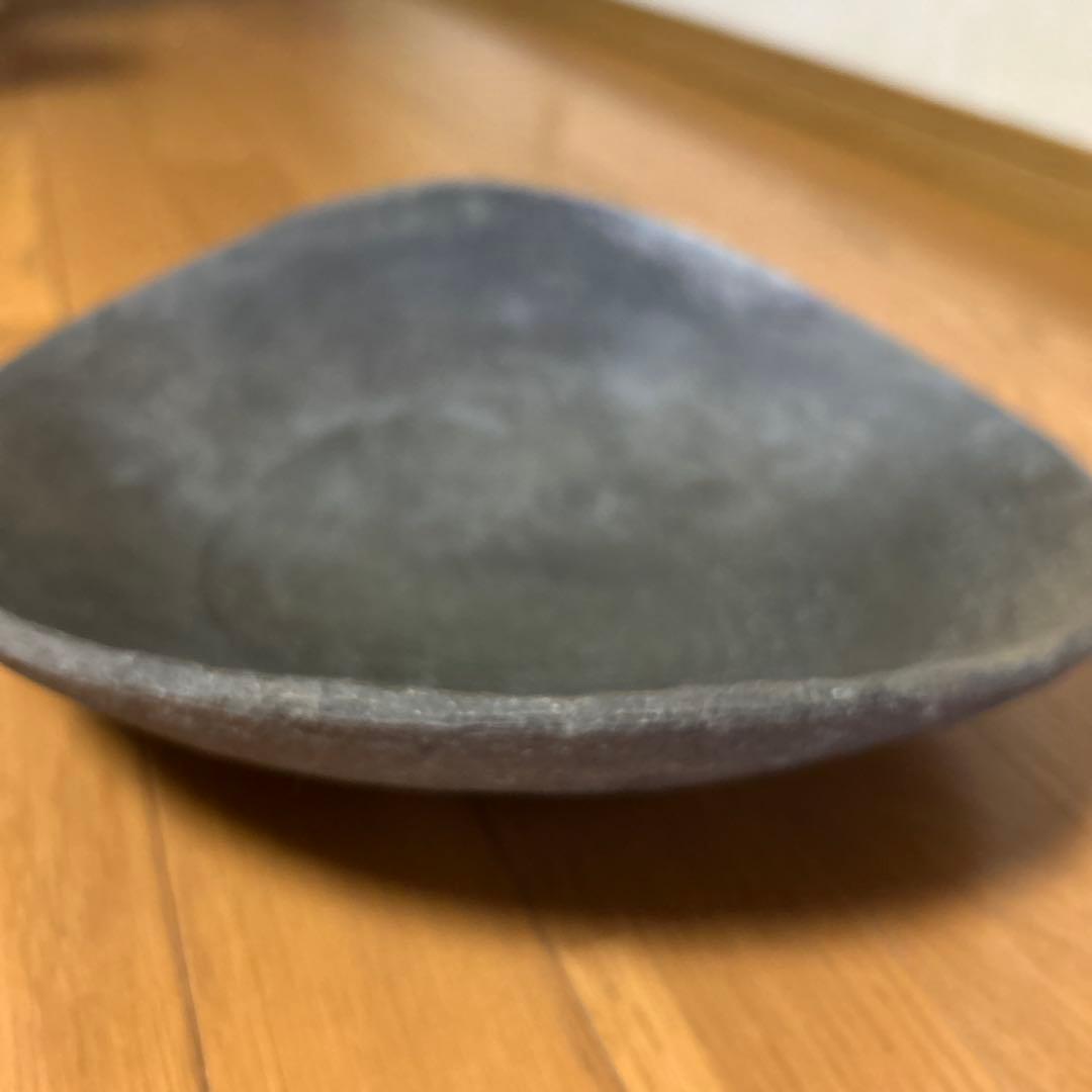 丹波焼　石田陶春　焼締窯変大鉢