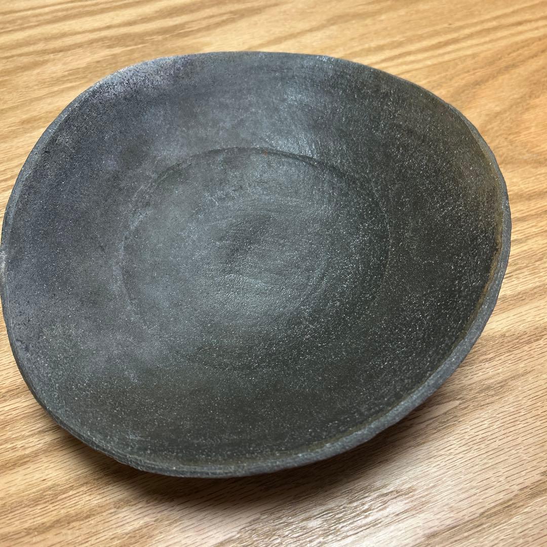 丹波焼　石田陶春　焼締窯変大鉢