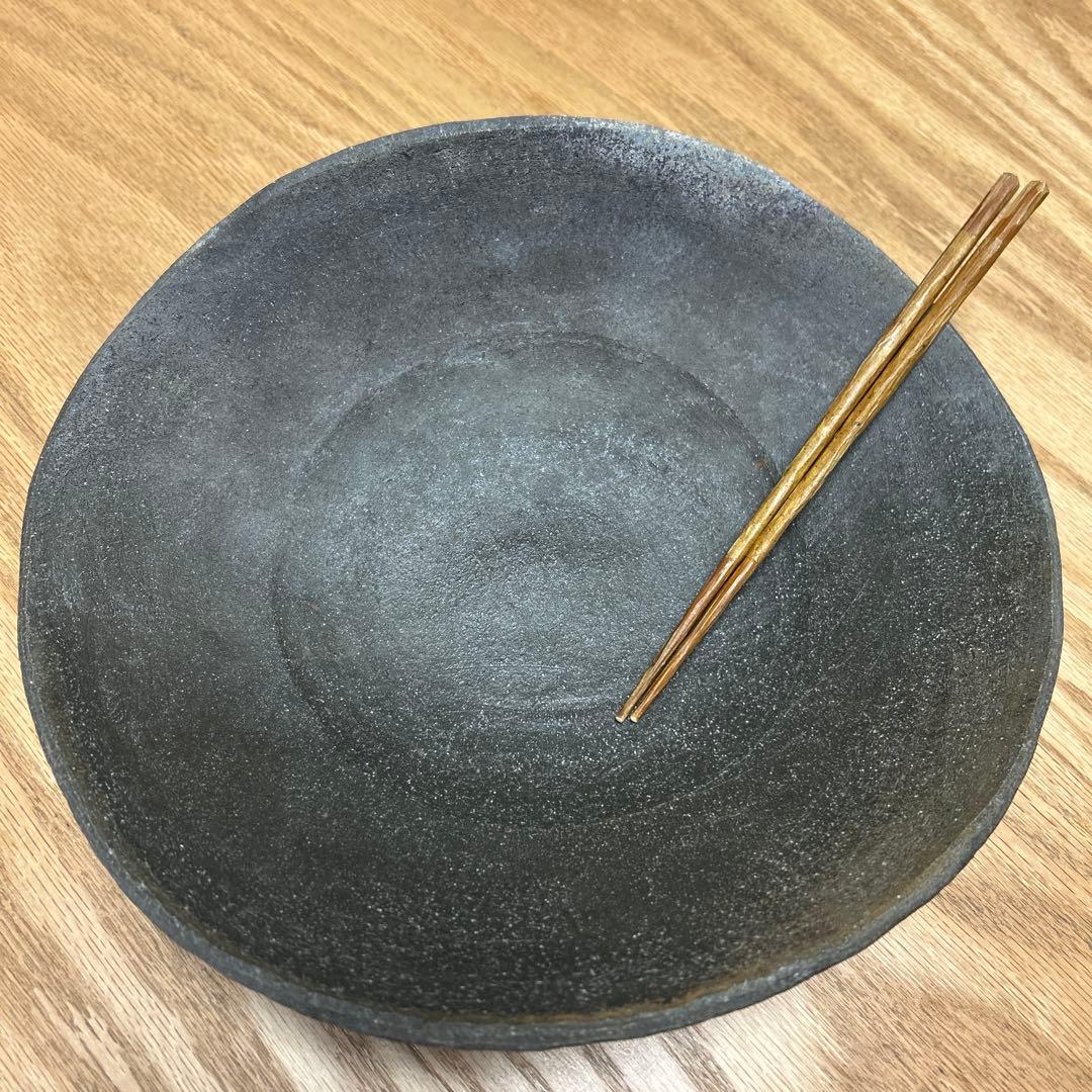 丹波焼　石田陶春　焼締窯変大鉢