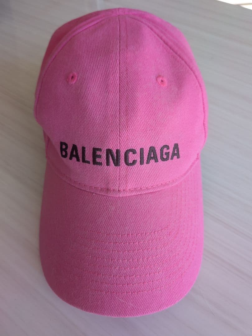 新品未使用☆正規品BALENCIAGA ピンクキャップ