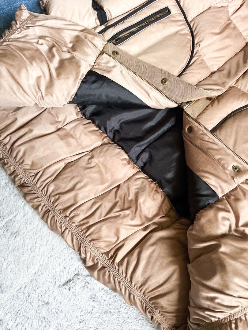 【ランバンオンブルー】安室奈美恵着 2way ロングダウンコート Aライン 36