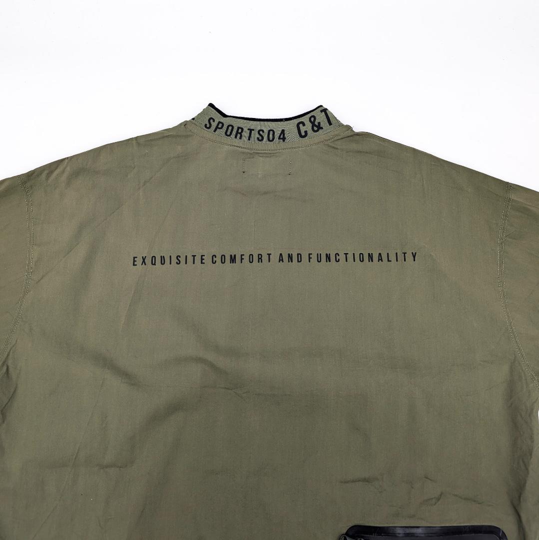 タ*ト様 LUXE/R ラグジュ 上下 セットアップ ハイネック カーキ Mサイ