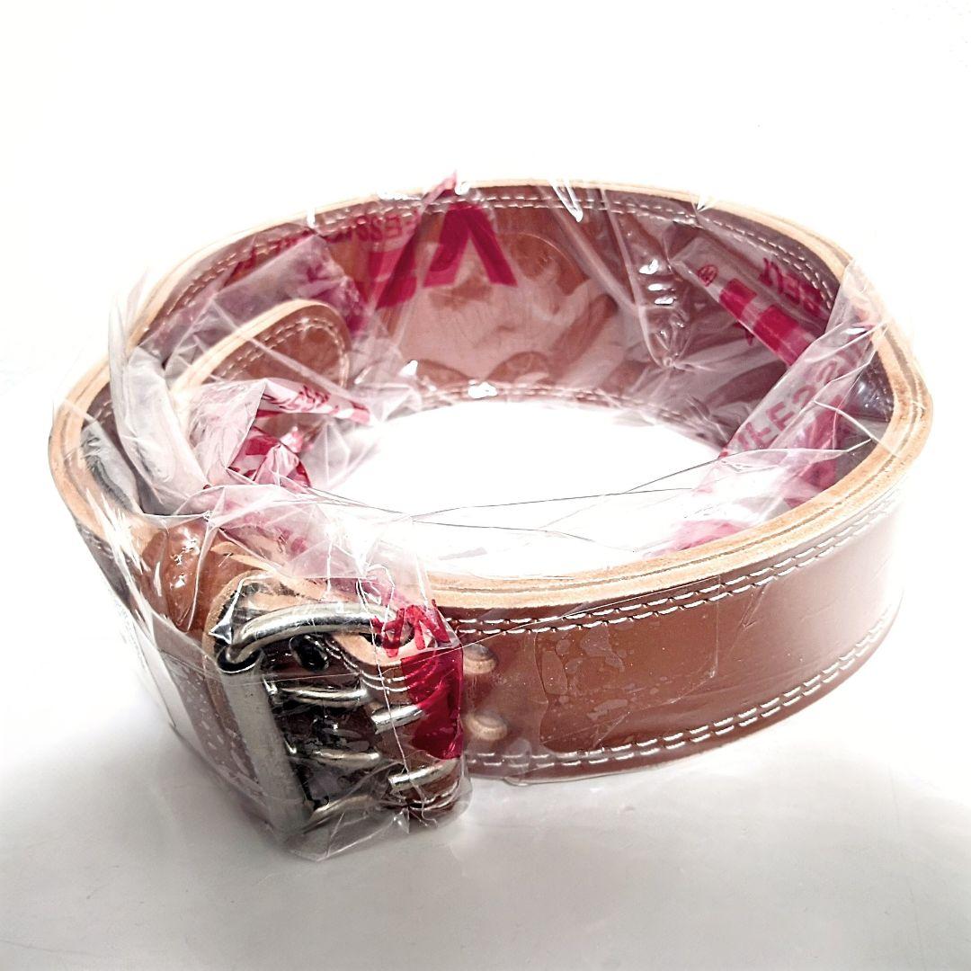 サイズL【未使用】ゴールドジム（GOLD’S GYM)プロレザーベルトG3324