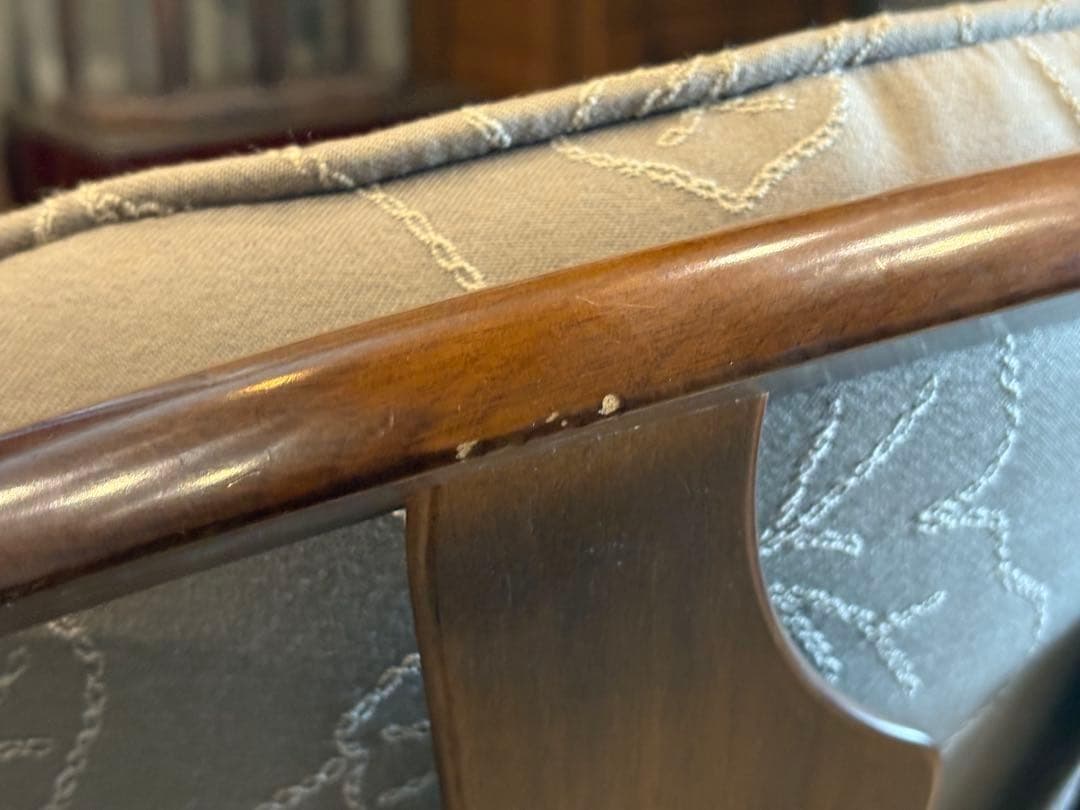 ②カリモク　karimoku アームチェア　アンティーク　ヴィンテージ SZ