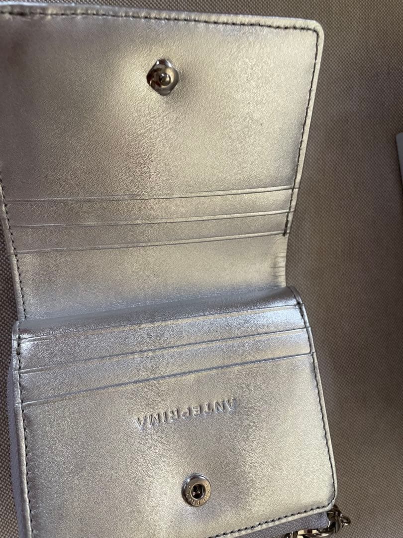 ANTEPIRMA シルバー 二つ折り財布