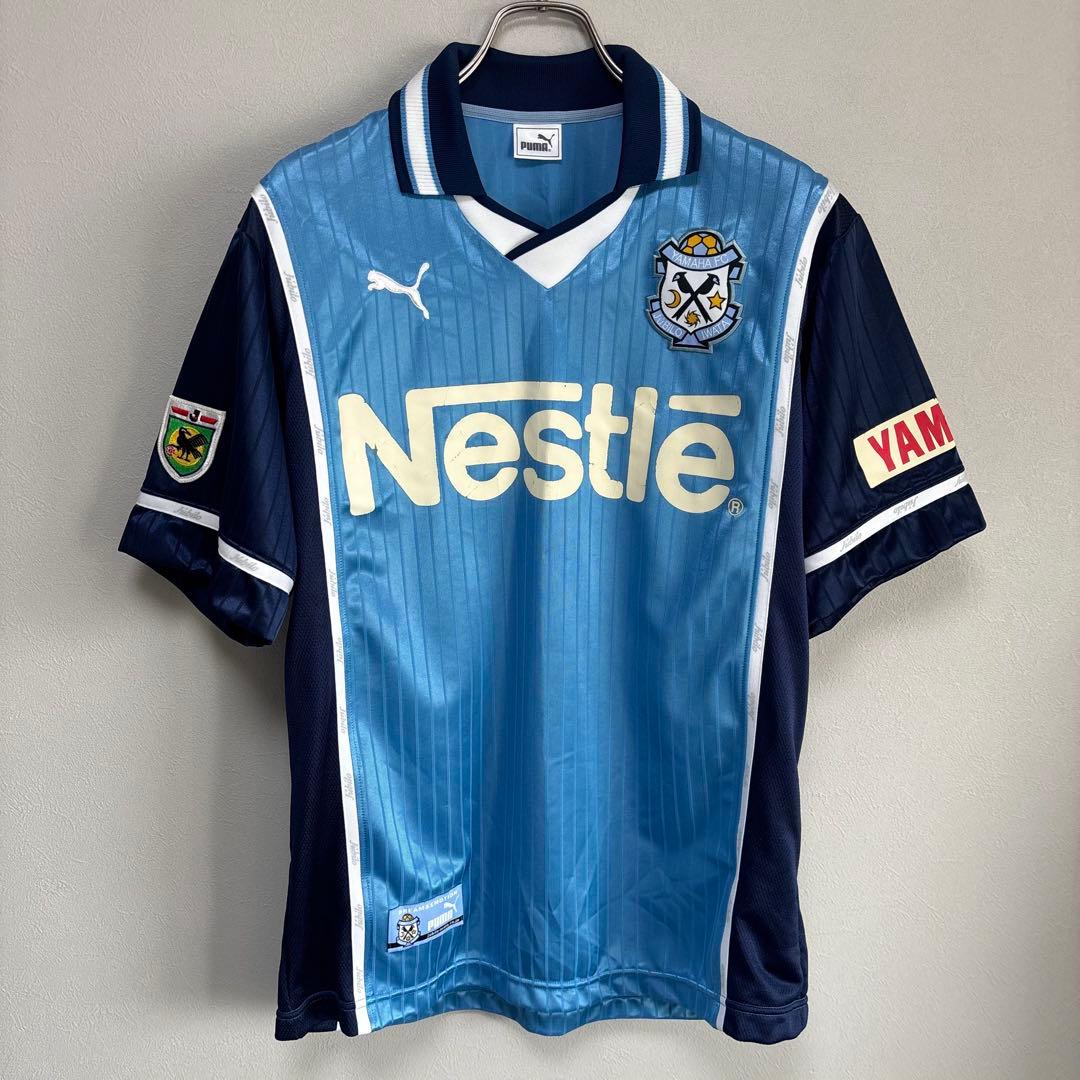 JUBILO ジュビロ磐田 プーマ ユニフォーム ゲームシャツ ネスレS-M 青