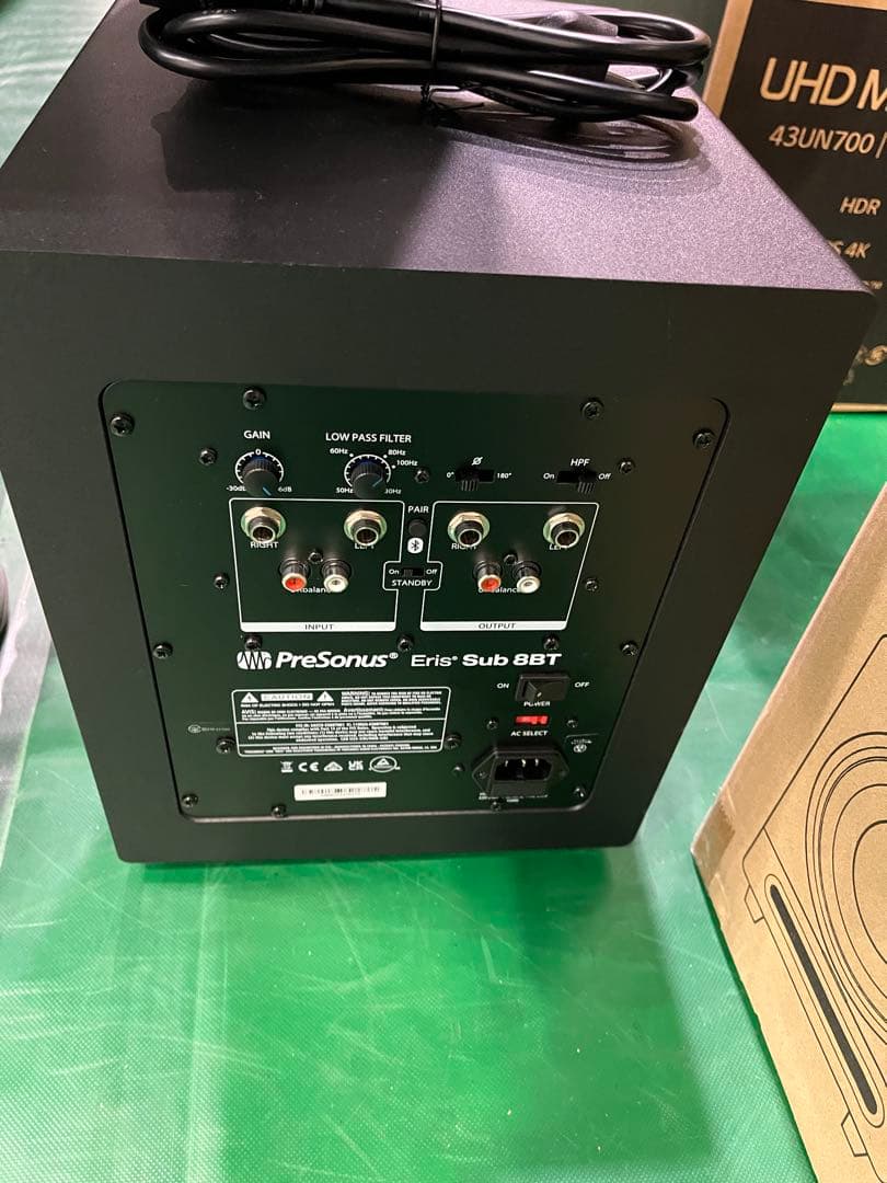 【使用1回の美品】PreSonus /Eris Sub8 サブウーファー