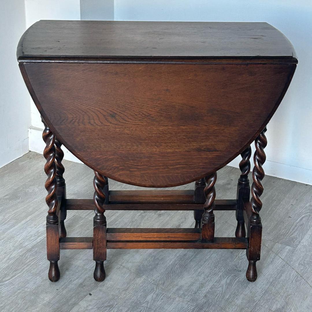 アンティーク 家具 ゲートレッグテーブル 1930年頃 イギリス 英国 382A