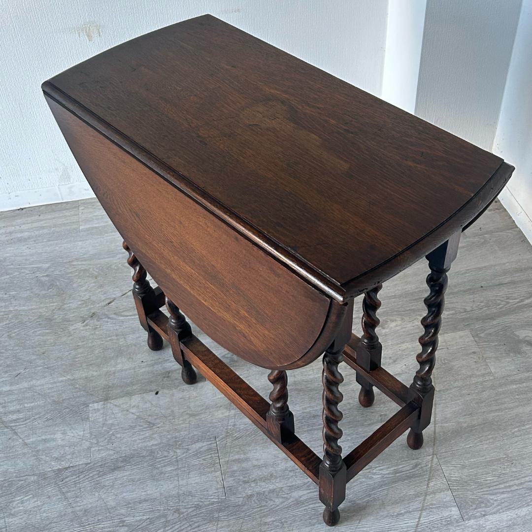 アンティーク 家具 ゲートレッグテーブル 1930年頃 イギリス 英国 382A