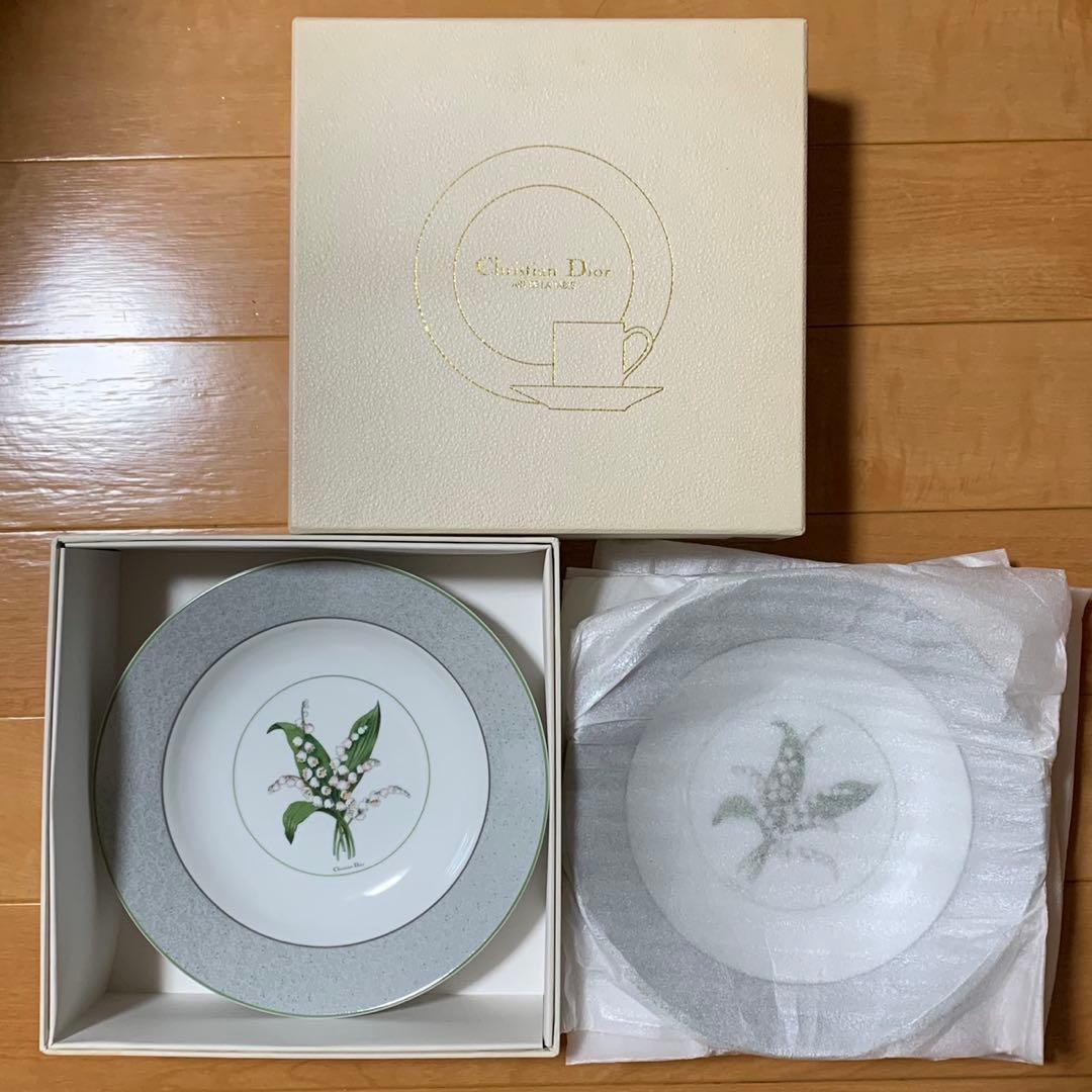 クリスチャンディオール ミリラフォーレ すずらん スープ プレート 箱