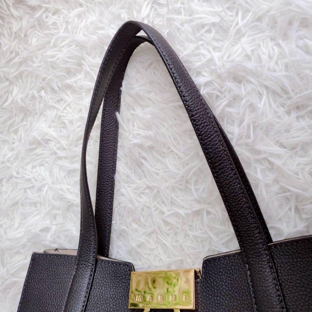 ◾︎25ss 極美品◾︎ マルニ トートバッグ 2way トランカルー マルニレター