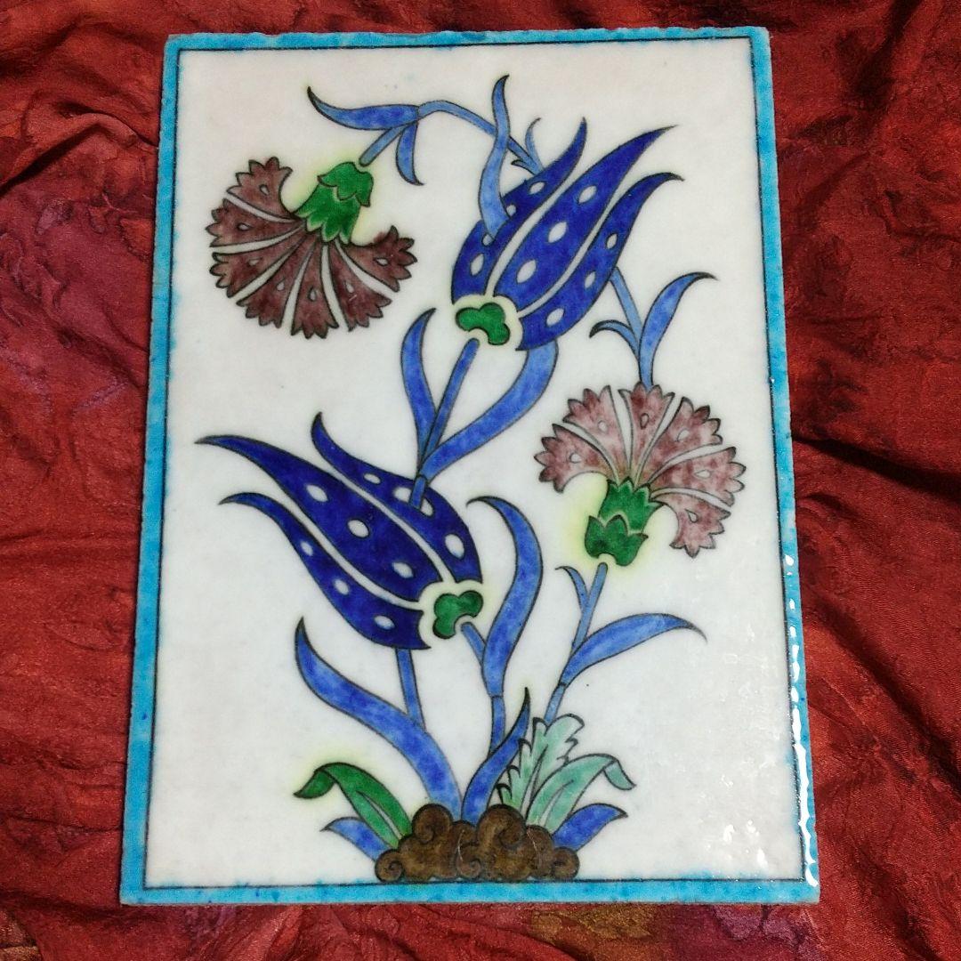 トルコアーティストのハンドメイドタイル大サイズ