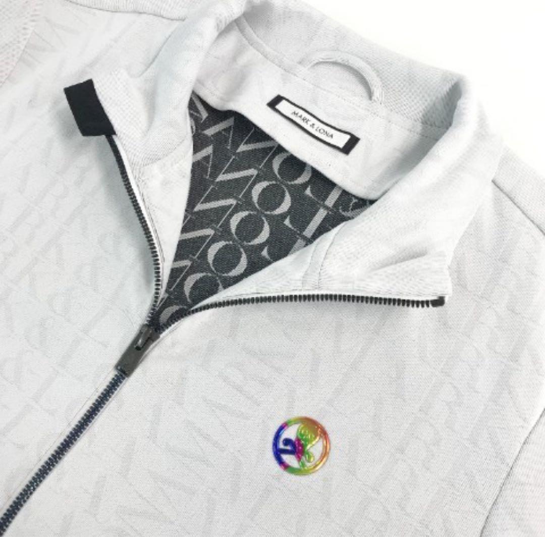 MARK&LONA マークアンドロナ ジップジャケット 総柄 50