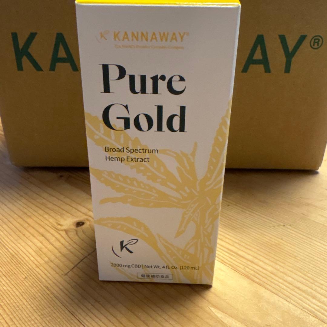 【セール❗️】KANNAWAY Pure Gold 2000mg 120mL