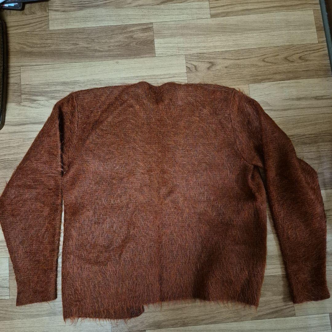 モヘアカーディガン オレンジミックス 60s オリジナル 検 タウンクラフト