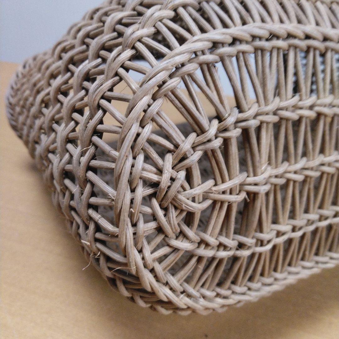 むきあけびかご　あけびづる　 つる編みかご