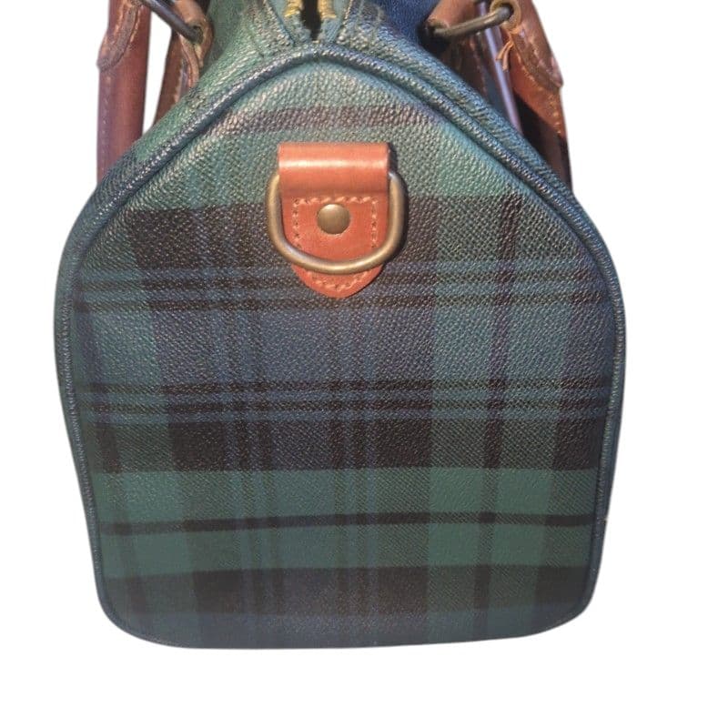 極美品　ポロラルフローレン　ボストン　ミニボストン　レザー　チャーム　PVC