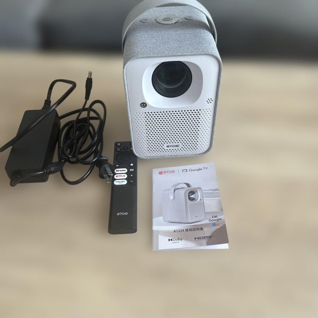 ETOE プロジェクター Google TV搭載 1080p 500ANSI