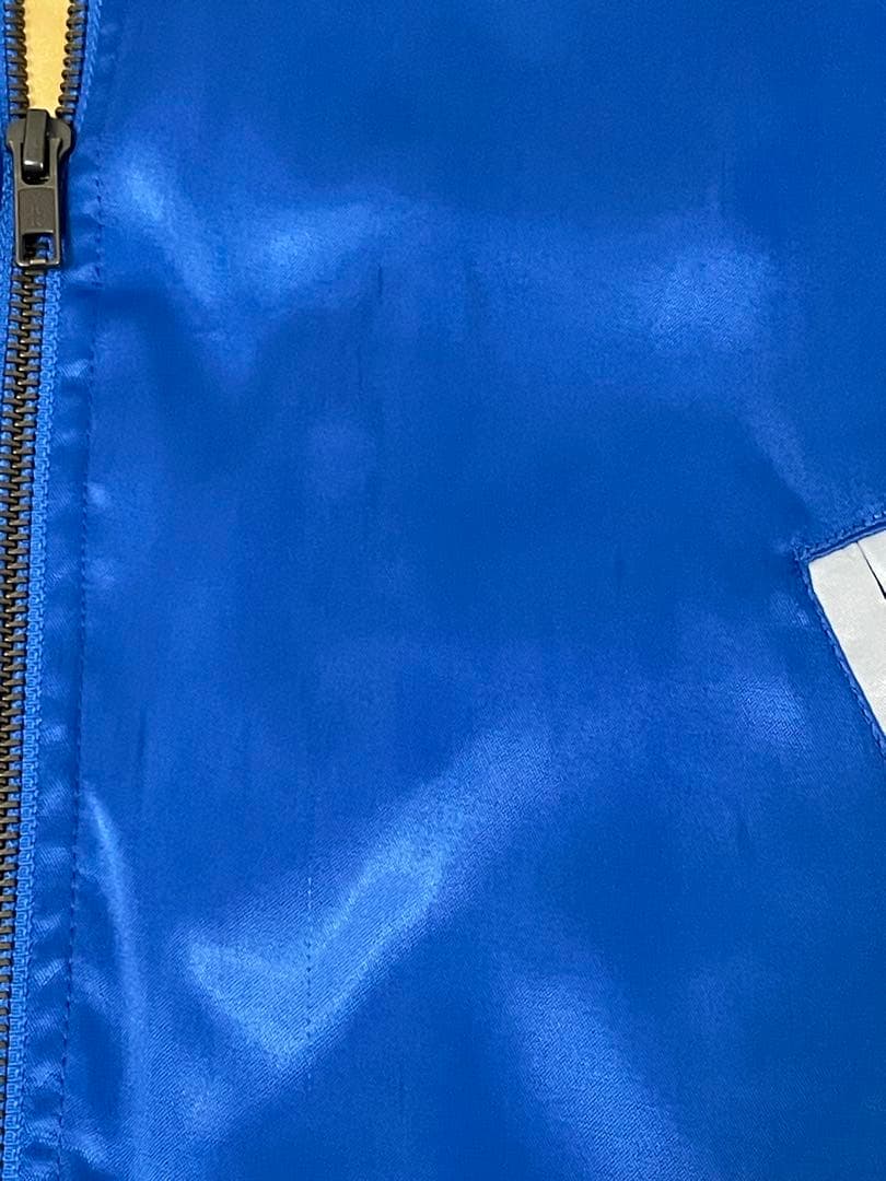 内田 STUSSY 35周年記念 スカジャン スーベニア ジャケット 青