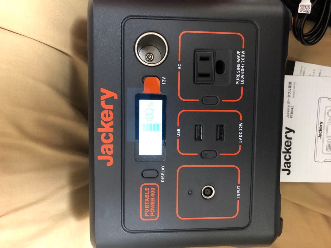 Jackery　ポータブル電源　400　PTB041 ジャクリ